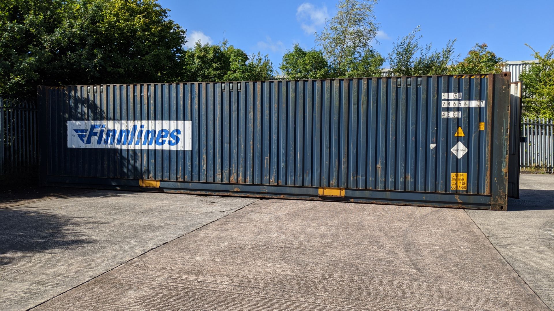 40ft steel shipping container (9'6" high) and contents of furniture, to be sold as one lot. - Image 26 of 33