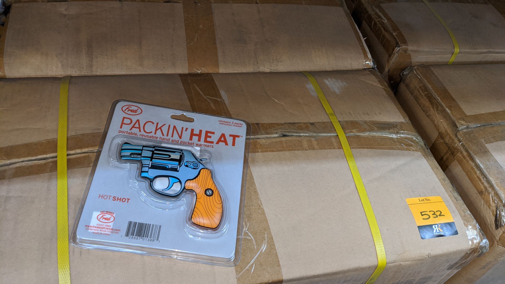 144 Packin' Heat Hotshot hand warmer twin packs. Each twin pack contains 2 portable, reusable hand/ - Image 3 of 3