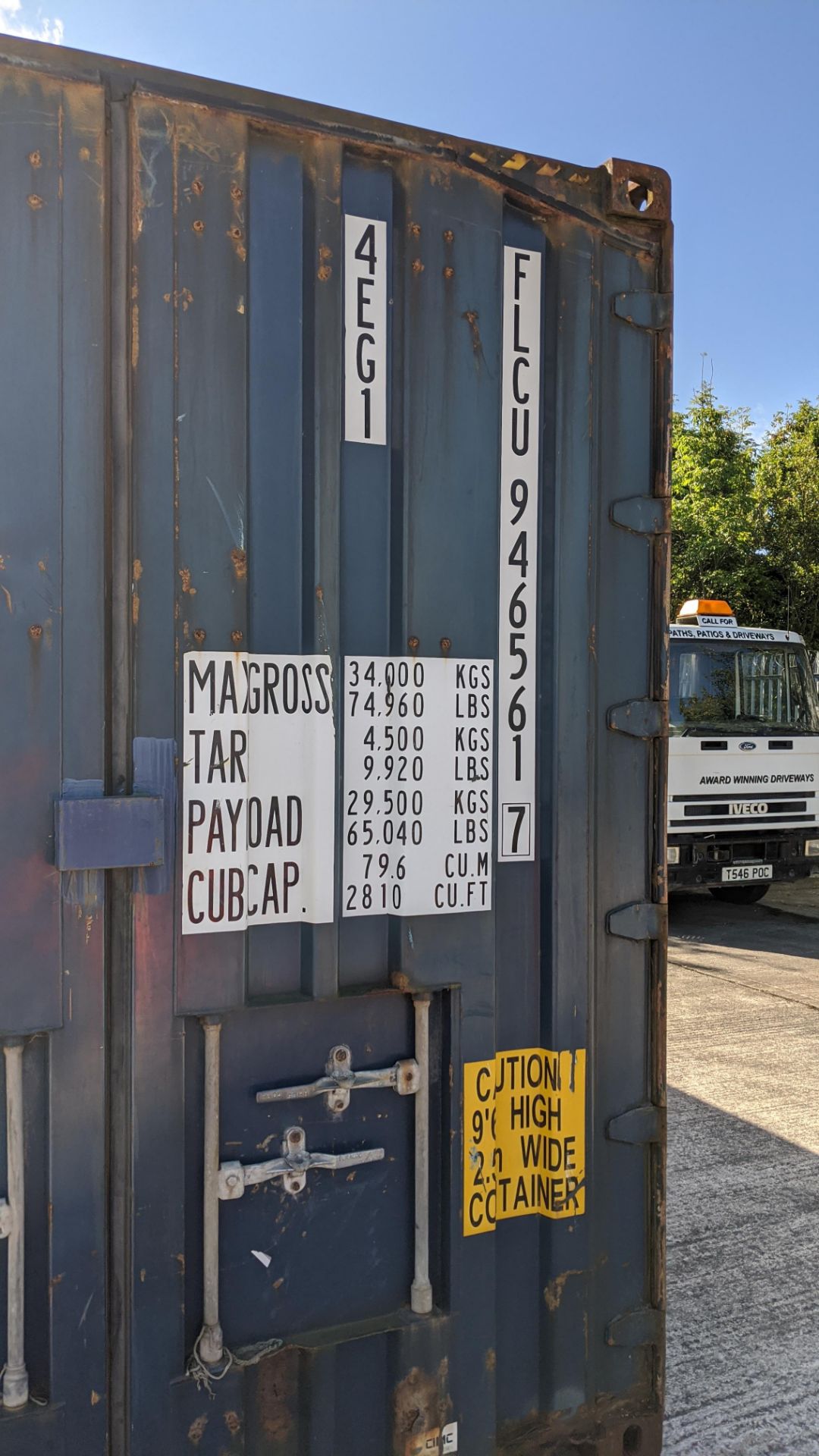 40ft steel shipping container (9'6" high) and contents of furniture, to be sold as one lot. - Image 5 of 33