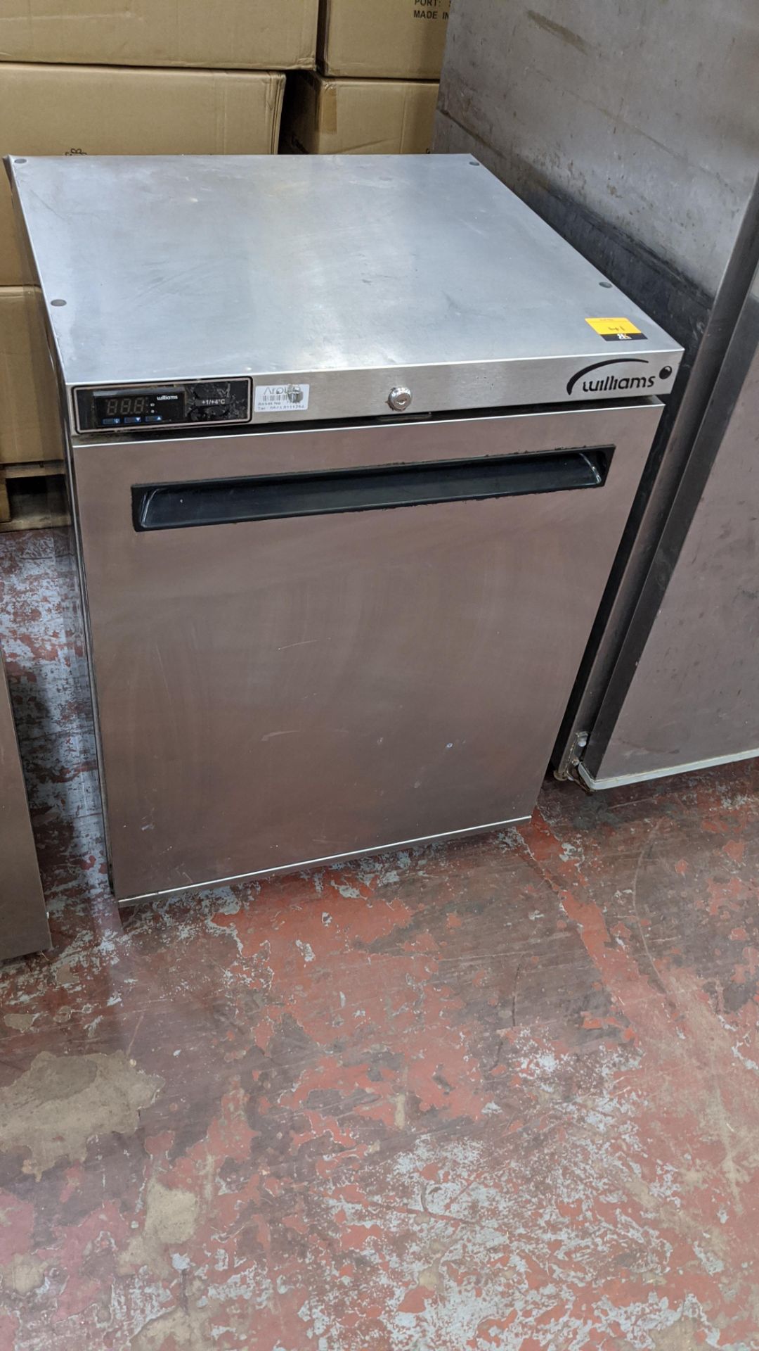 Williams stainless steel counter height fridge