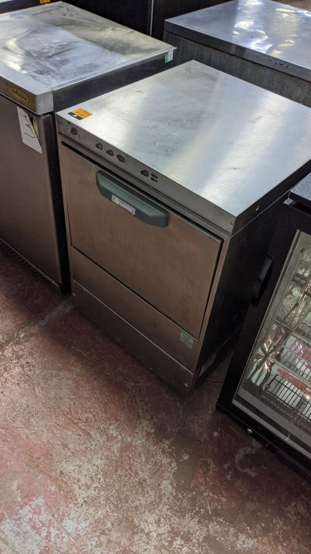 Atlantis stainless steel undercounter dishwasher/glasswasher - Image 2 of 4