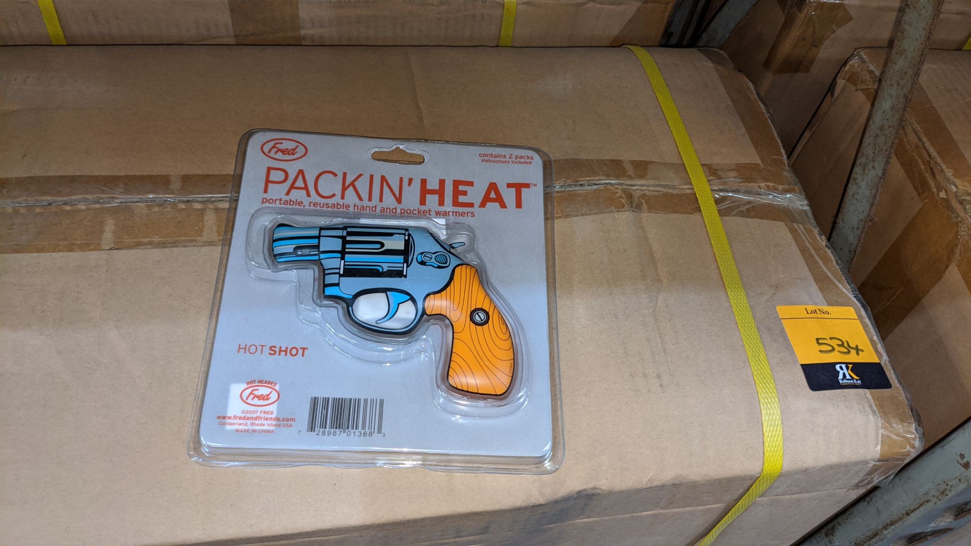 144 Packin' Heat Hotshot hand warmer twin packs. Each twin pack contains 2 portable, reusable hand/ - Image 3 of 3