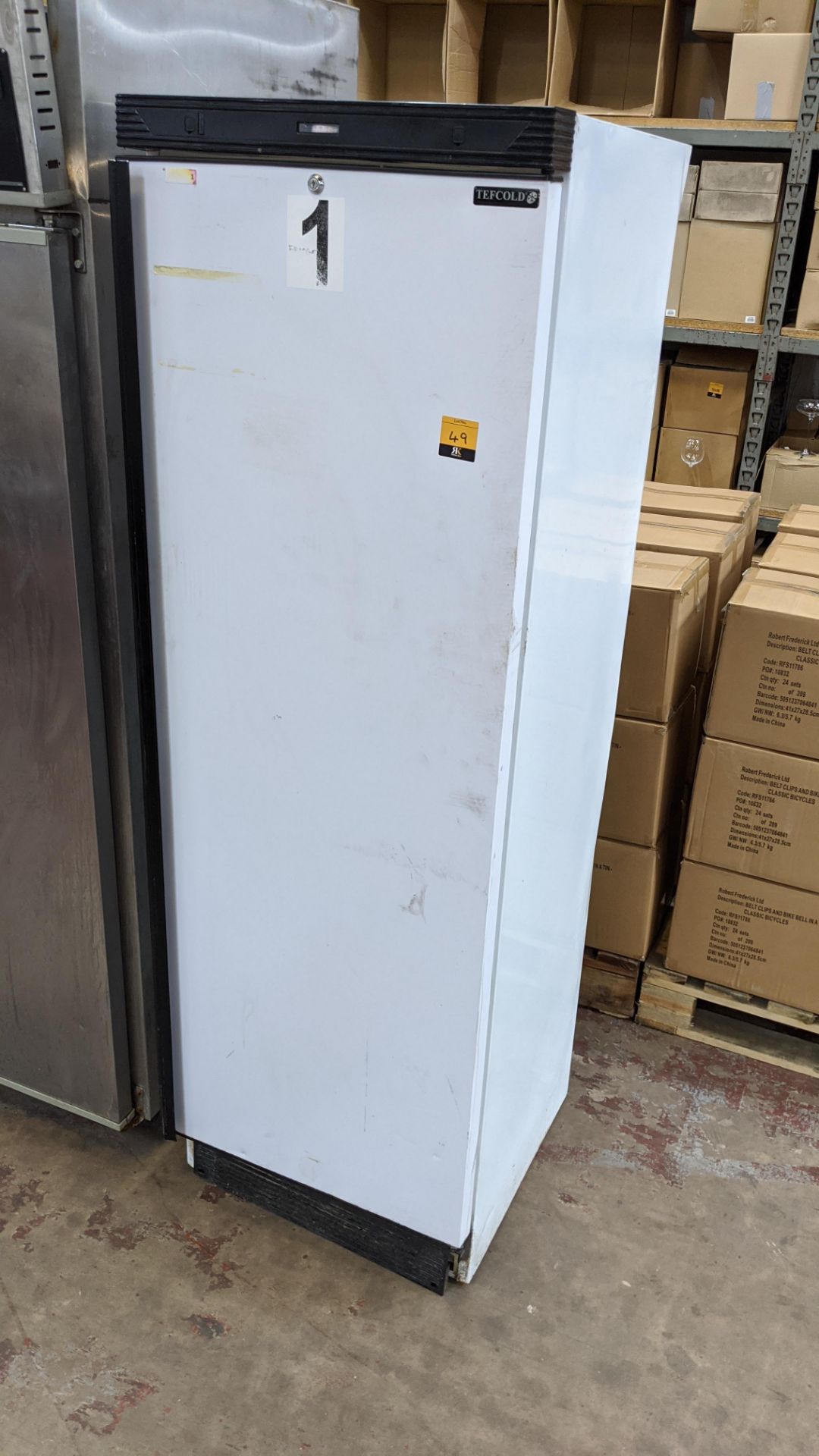 Tefcold SD1380 white single door fridge - Image 2 of 7