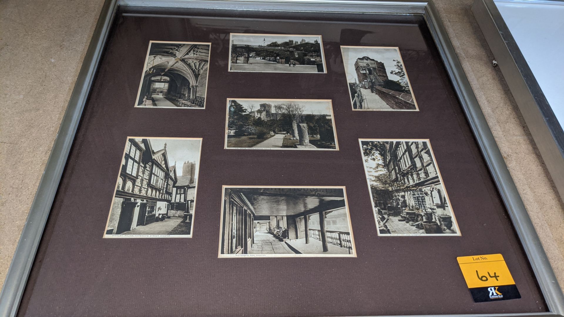 Assorted photographs of Chester comprising one frame with 7 small photographs & 2 larger frames, eac - Image 3 of 5