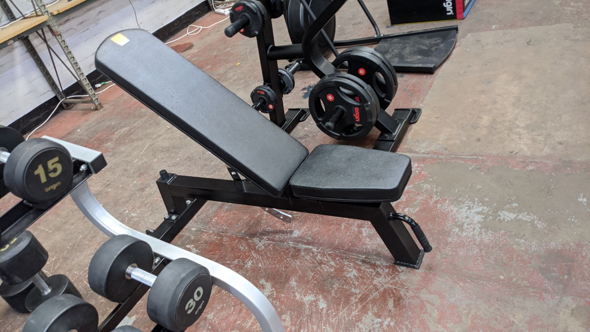 Gym Division multi-adjustable bench (V2) with wheels at back for easy moving. Cost price £249.99 pl - Image 3 of 7