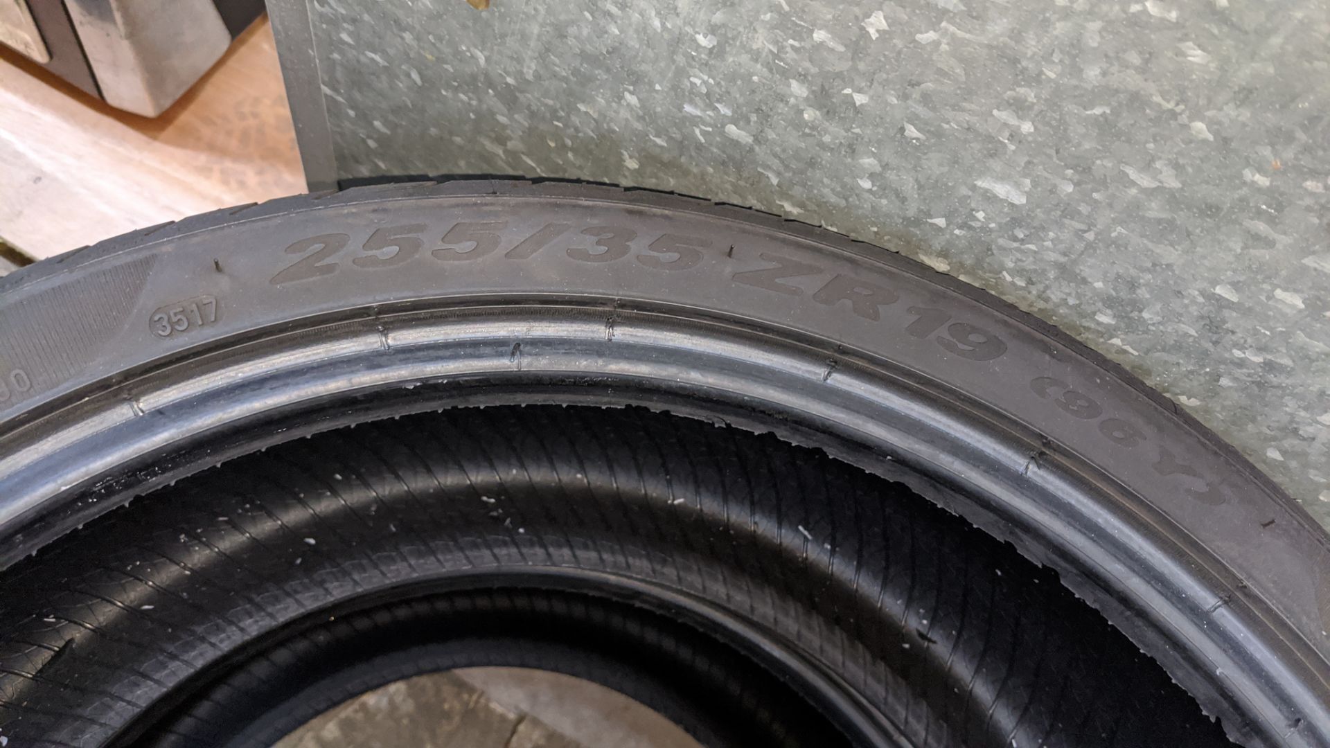 Set of 4 Pirelli P-ZERO tyres, 295/30/ZR19 rear and 255/35/ZR19 front, AM8/Aston Martin designation - Image 7 of 13