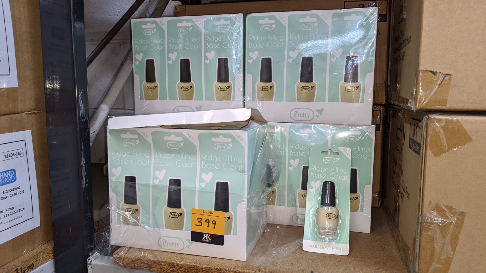 156 off 15ml bottles of Pretty ridge filler base coat nail treatment. Each bottle is individually c - Image 3 of 3