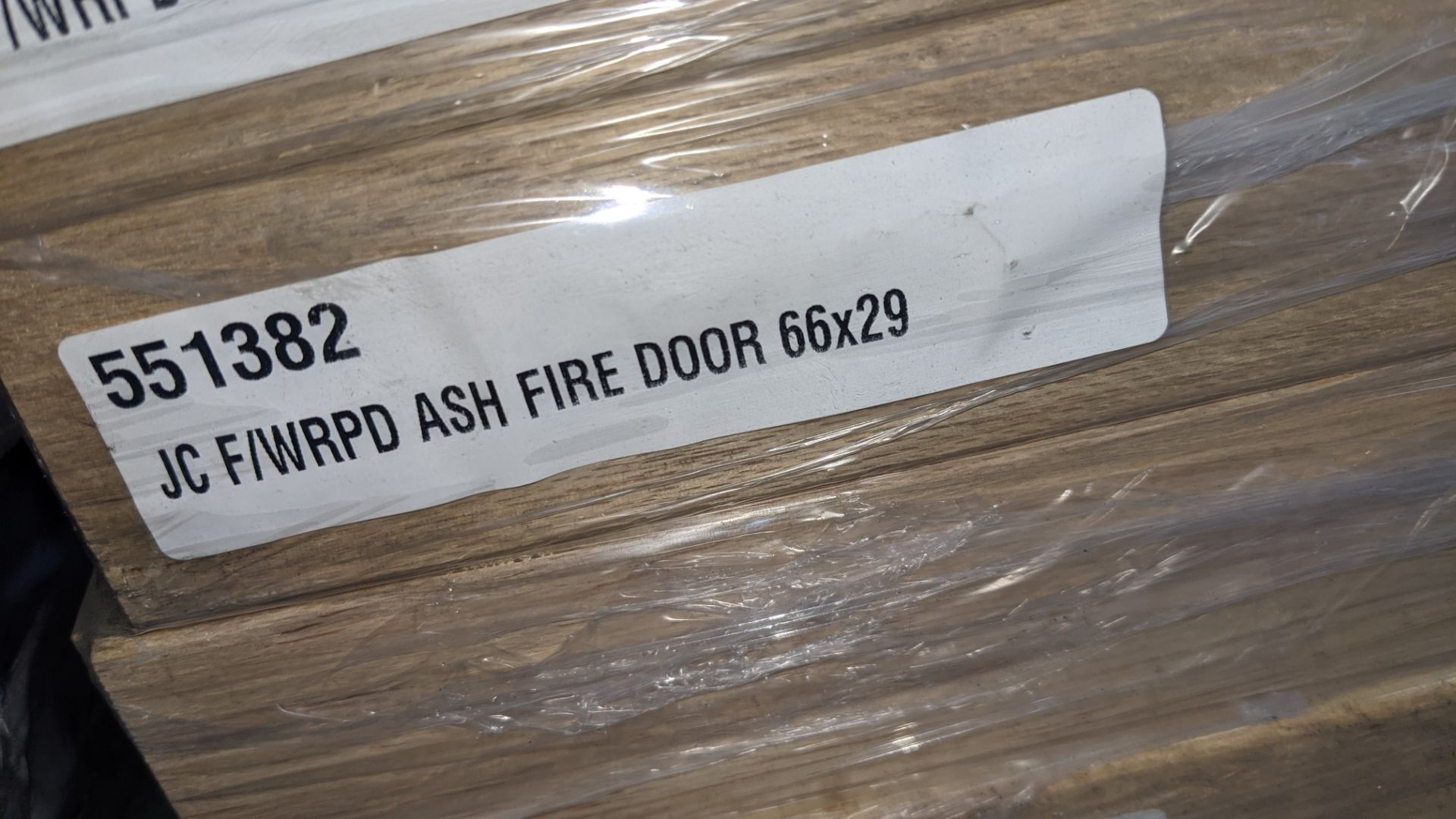 15 off ash foil FD30 fire doors by Penrith Door Company, dimensions circa 1981 x 840 x 42mm - Image 3 of 5