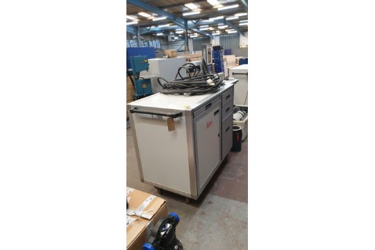 Leica 840 Laser Tracker Cart Leica Model Ltd840 Laser Tracker With Cart This Lot Includes Mobi