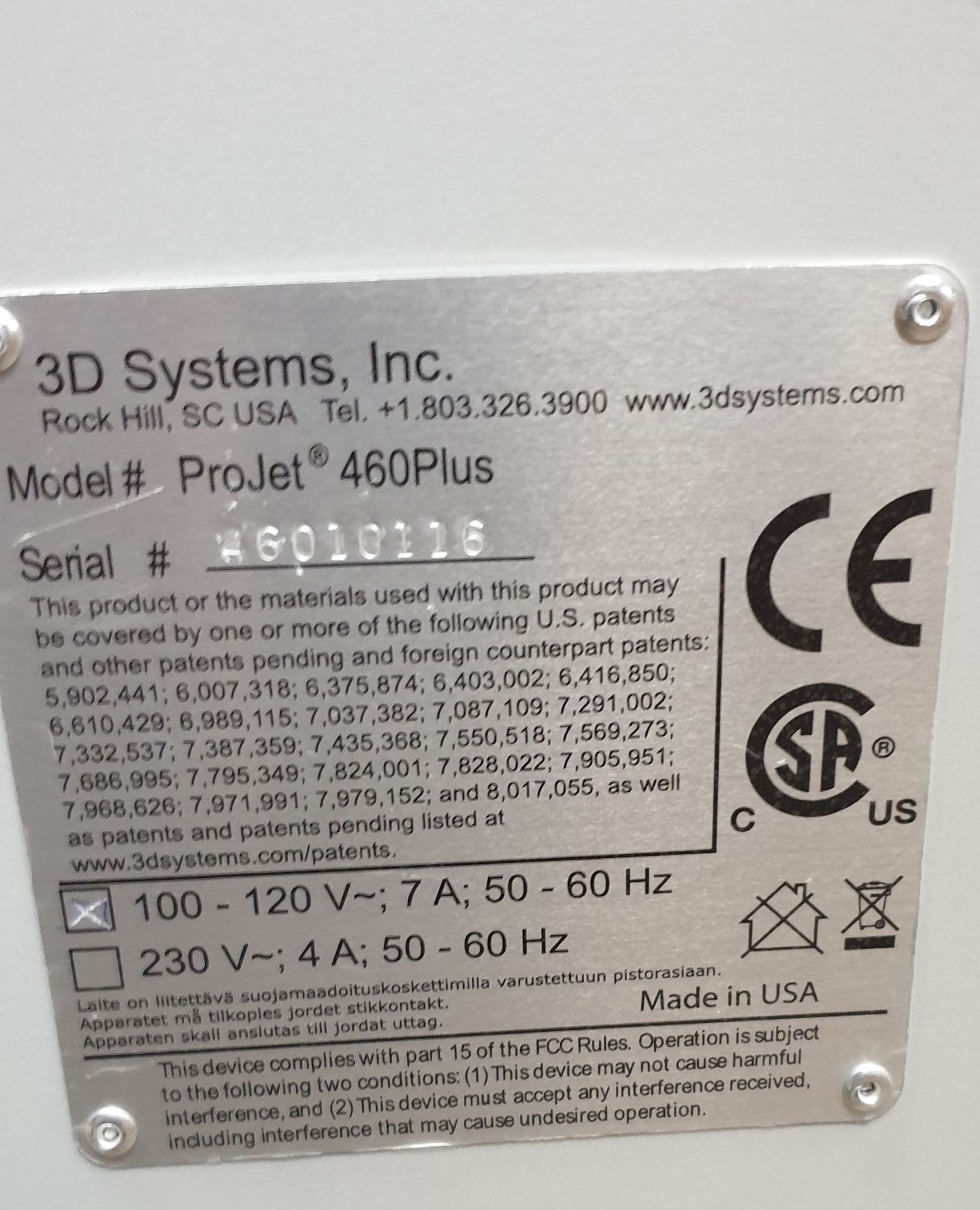 protojet CJP 460 3D Printer - Image 9 of 33