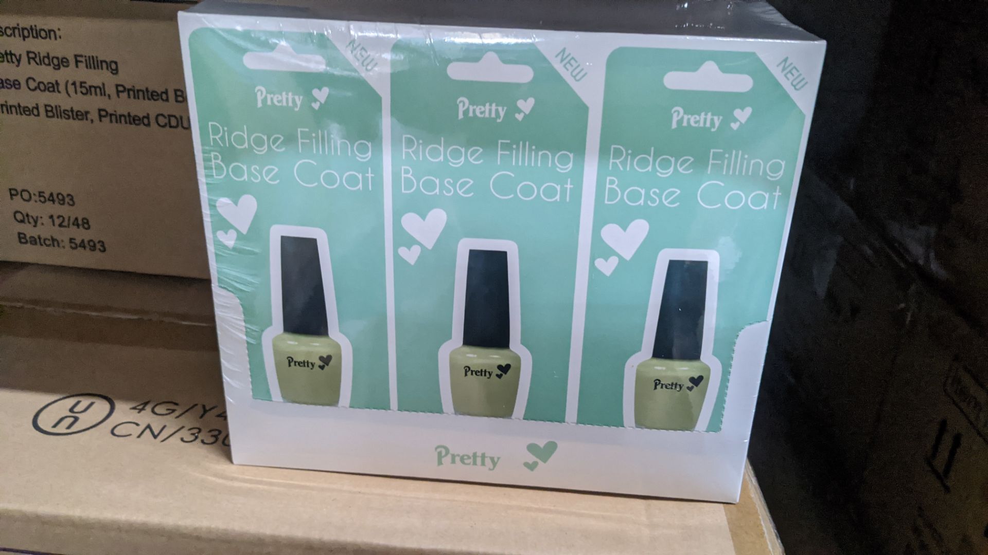 3 boxes of Pretty ridge filling base coat - each carton contains 4 display boxes & each display box - Image 3 of 3