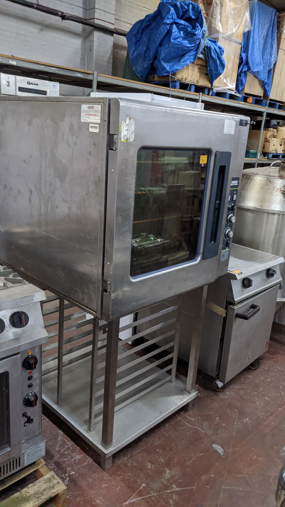 Bonnet Cidelcem Industries oven on dedicated stand - Image 6 of 6
