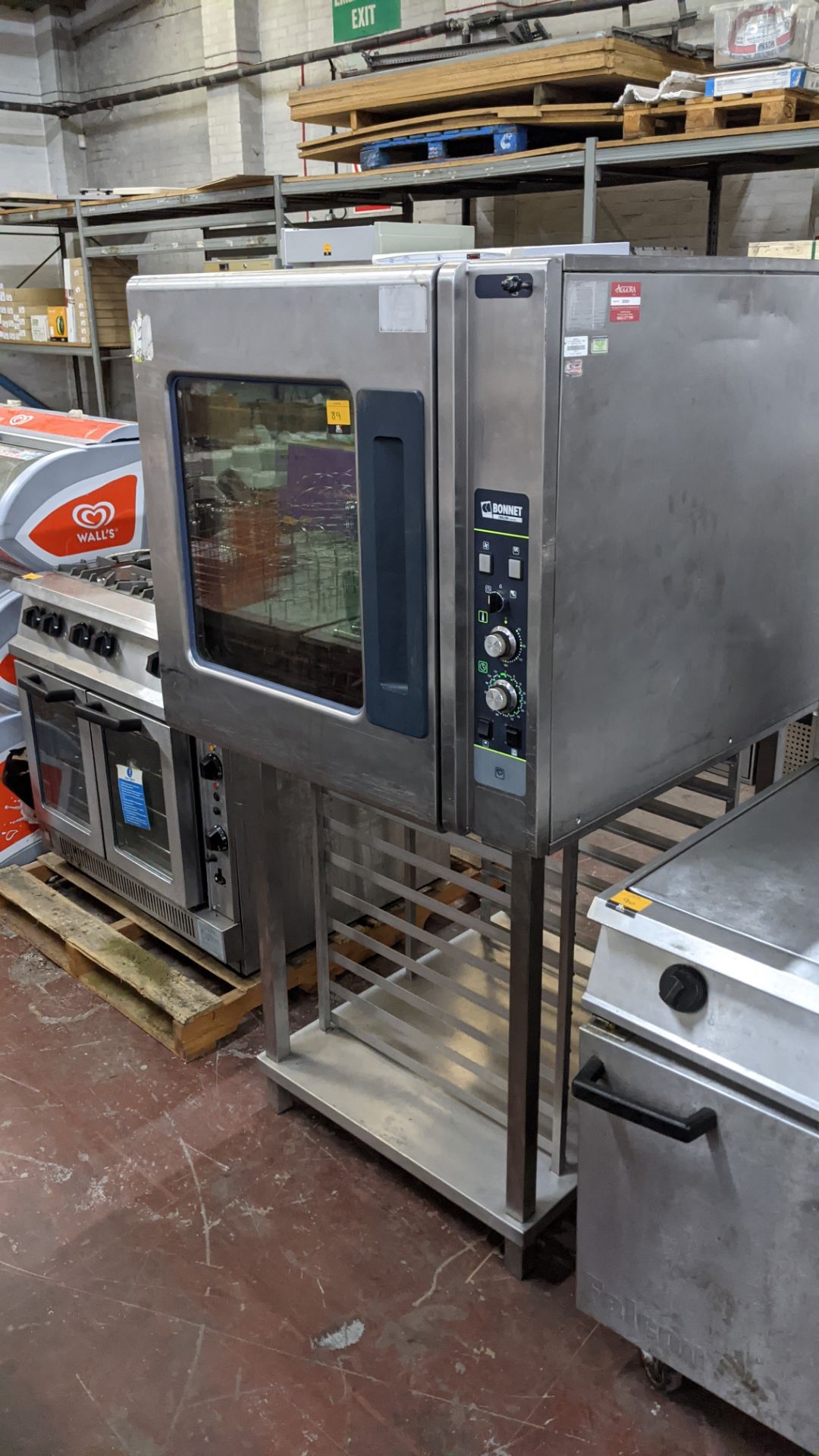 Bonnet Cidelcem Industries oven on dedicated stand - Image 2 of 6