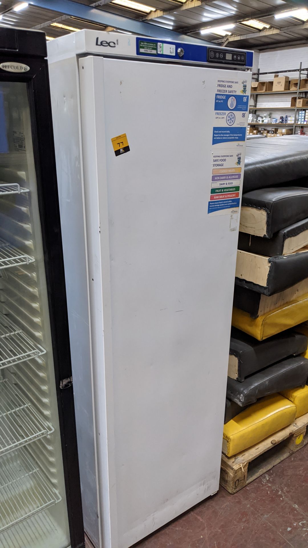 Lec tall fridge - Image 2 of 4
