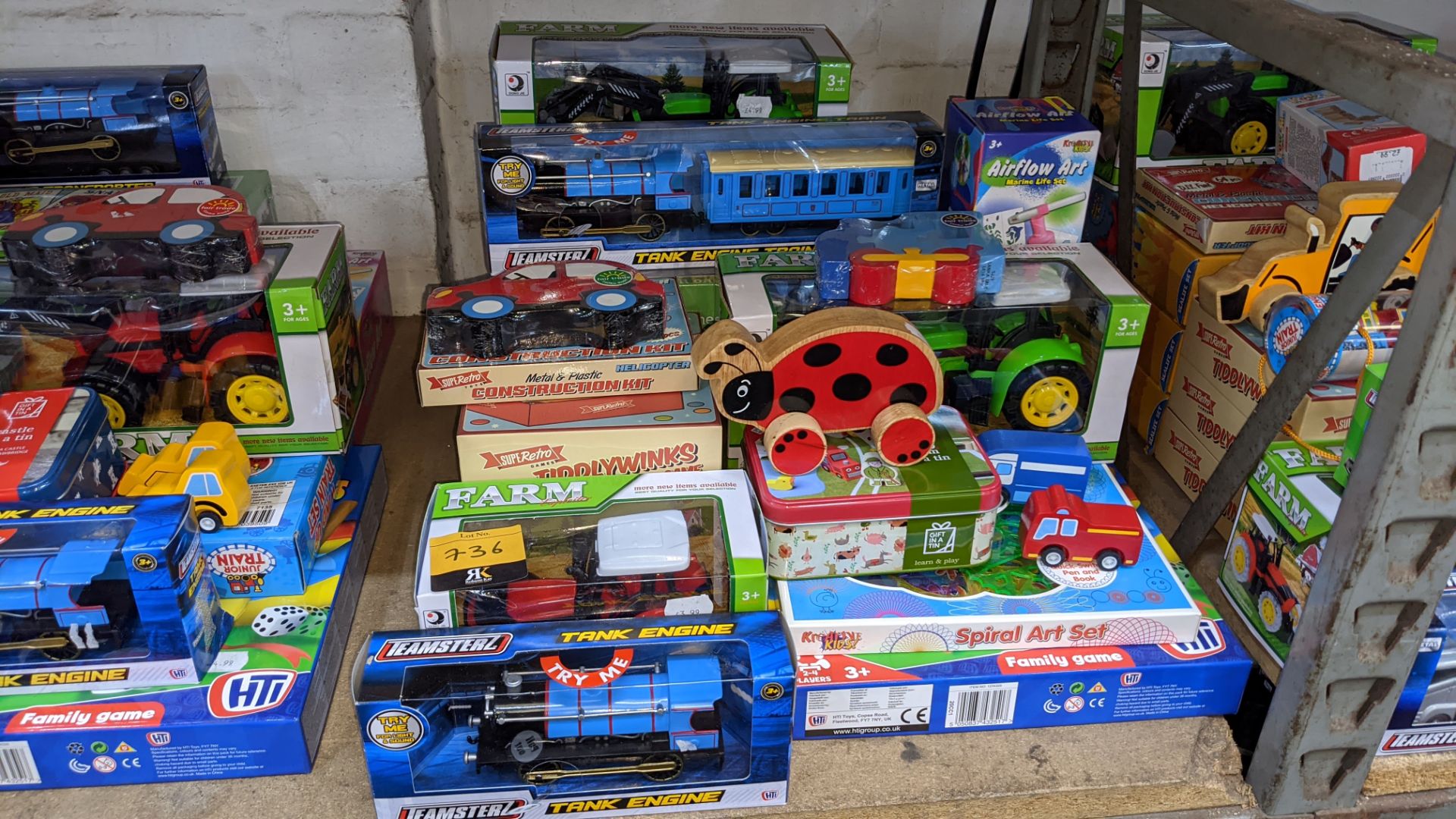 Mixed lot of children's toys as pictured - please note lots 733, 734, 735 & 736 each form one quarte