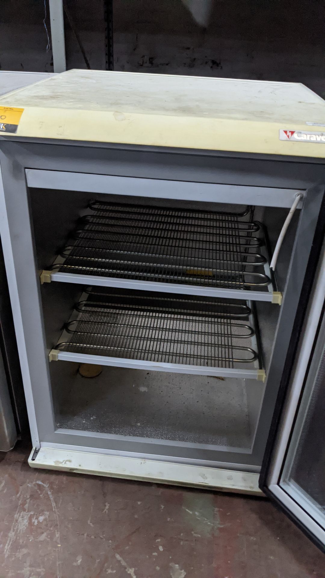 Caravell clear door undercounter freezer - Image 4 of 4