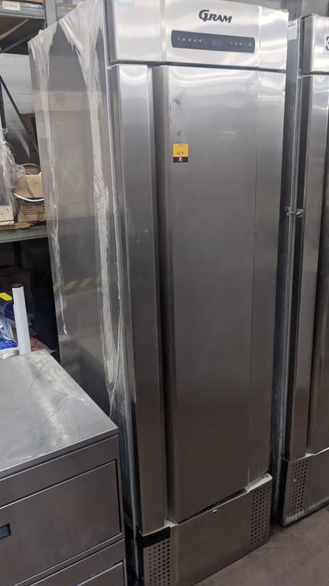 Gram Midi K425 RSH stainless steel tall commercial fridge