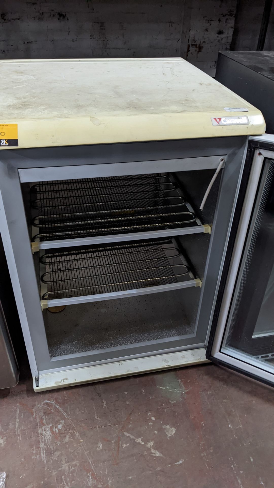 Caravell clear door undercounter freezer - Image 3 of 4