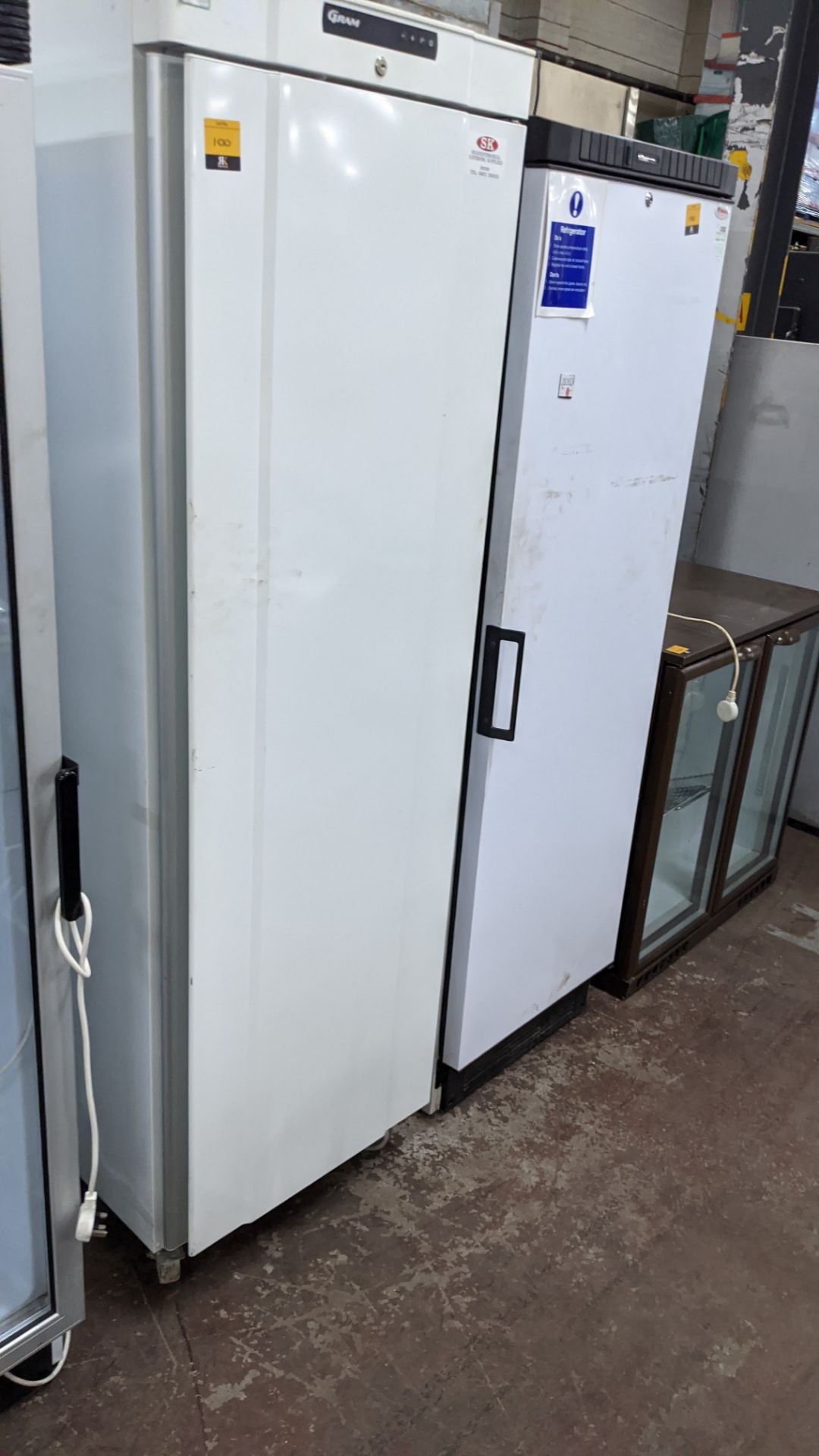 Gram K410LG single door fridge