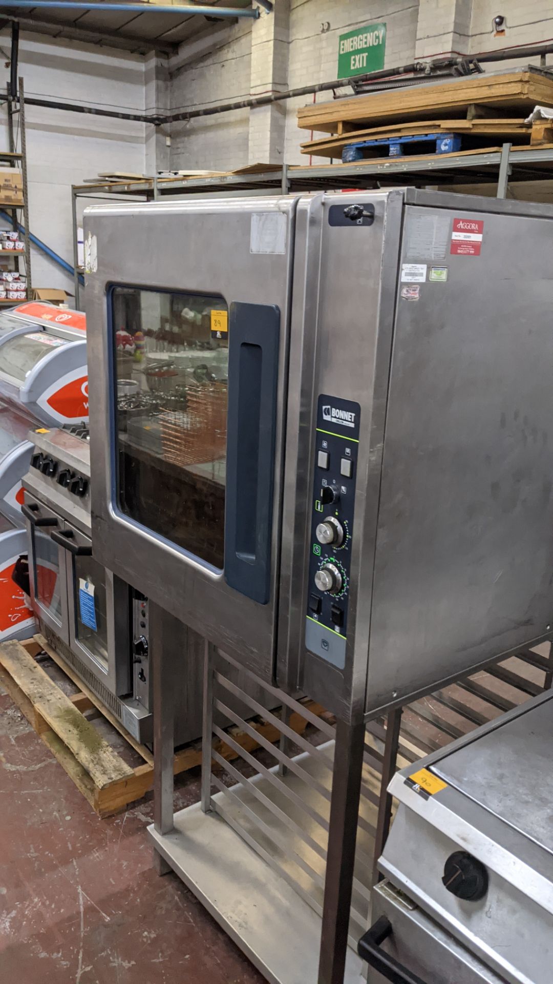 Bonnet Cidelcem Industries oven on dedicated stand