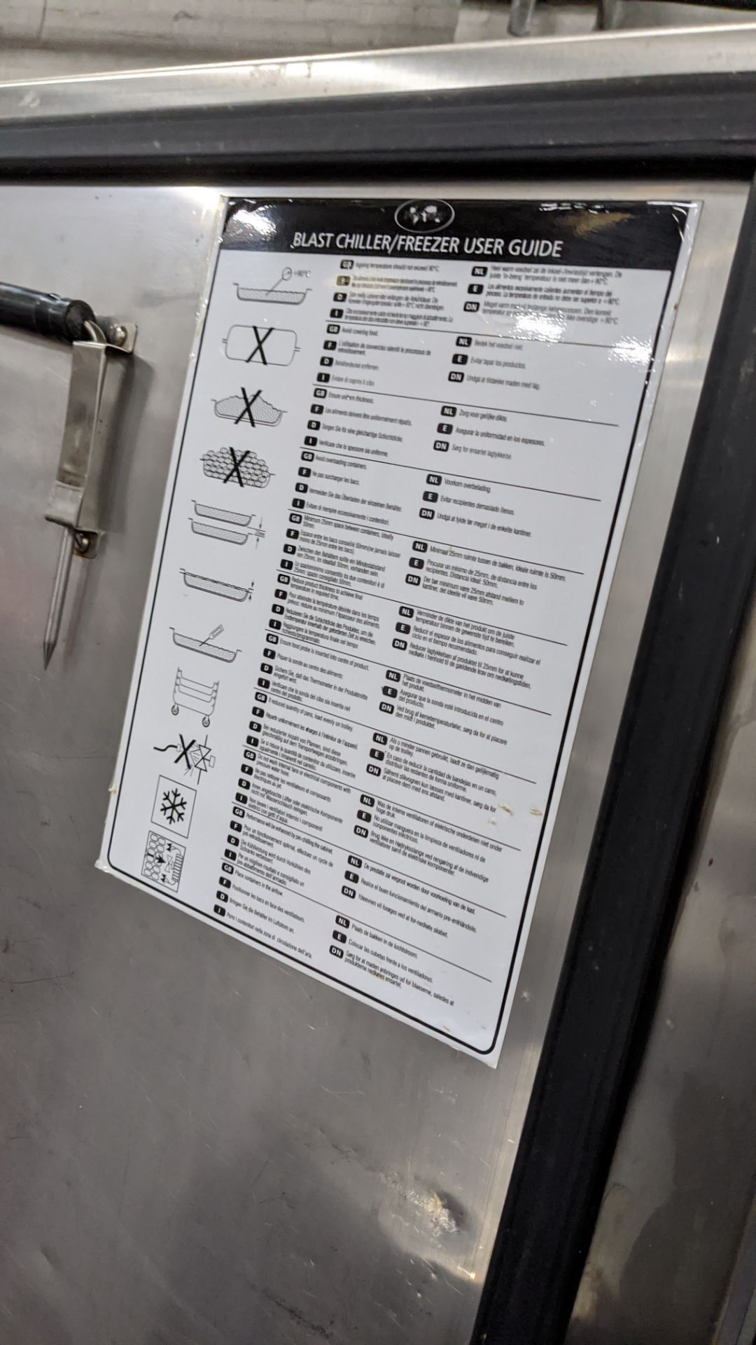 Foster stainless steel blast chiller model BC36 - Image 7 of 7