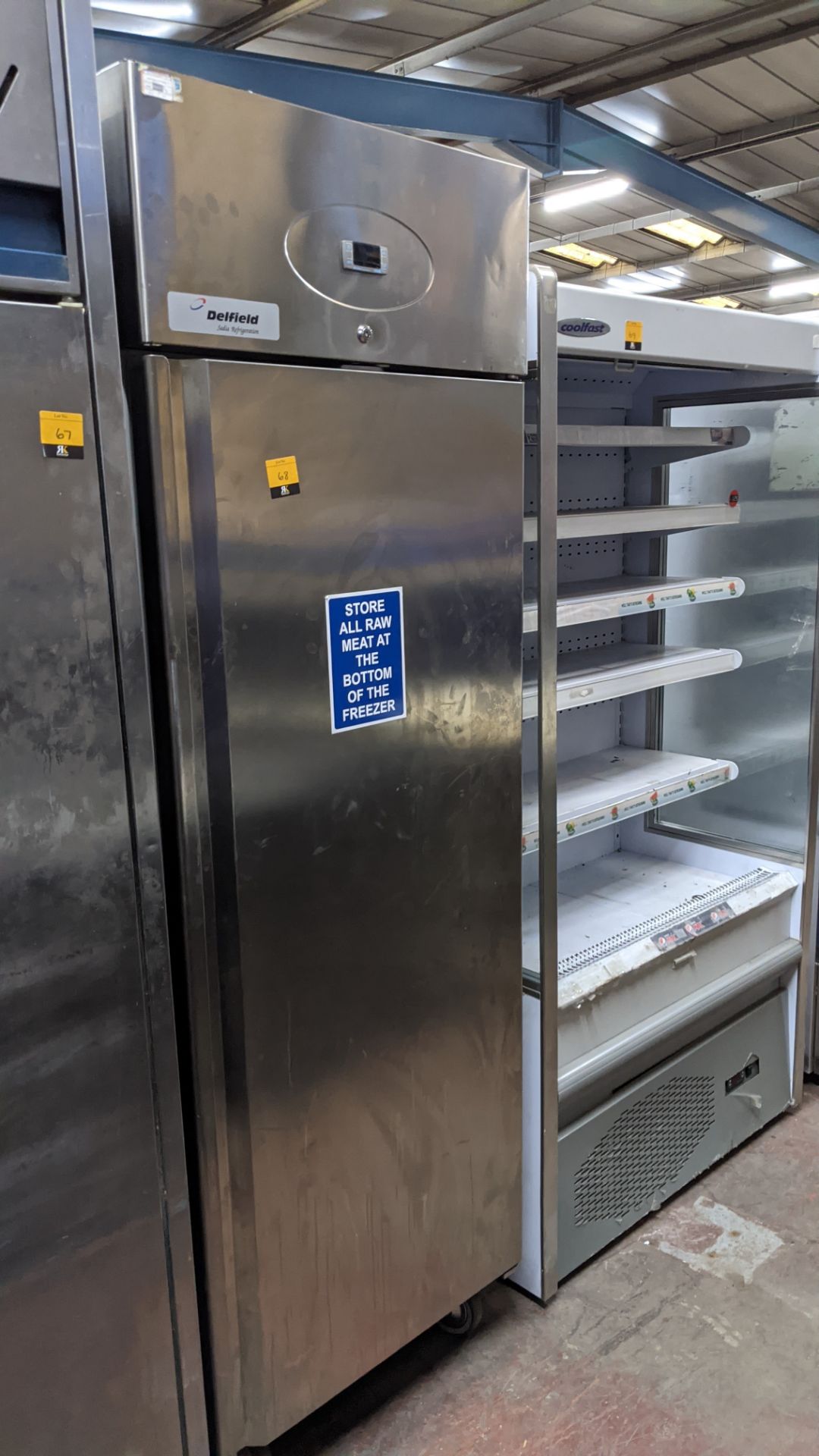 Delfield Sadia RS10700-F stainless steel tall commercial freezer - Image 2 of 5