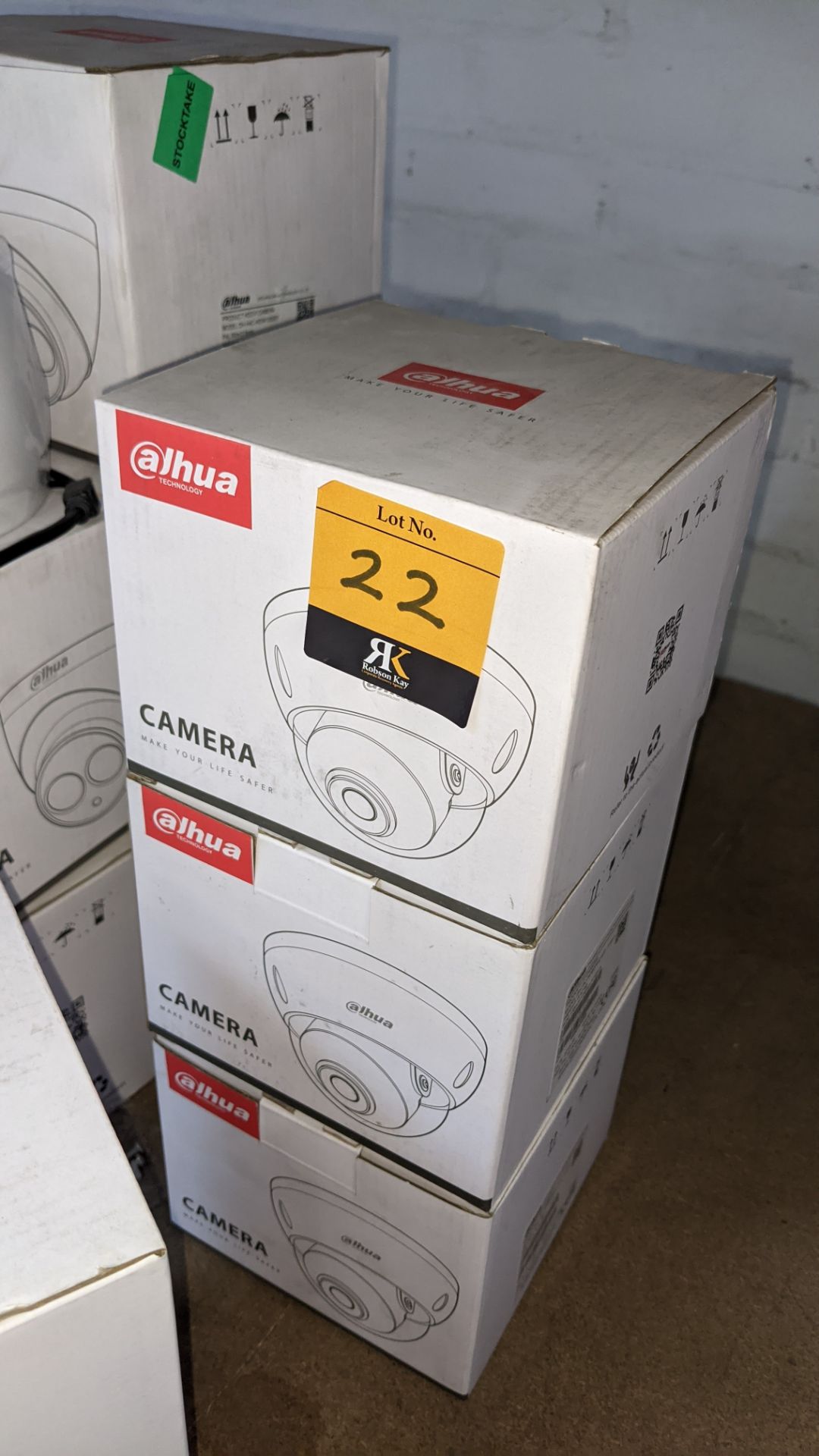 3 off Alhua IP cameras model DH-IPC-HDBW4421EP