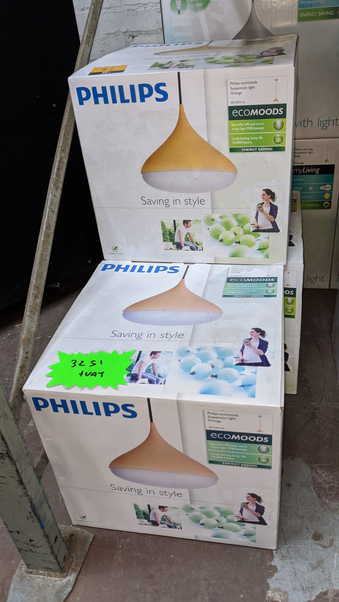 3 off Philips Ecomoods suspension lights - Image 3 of 3