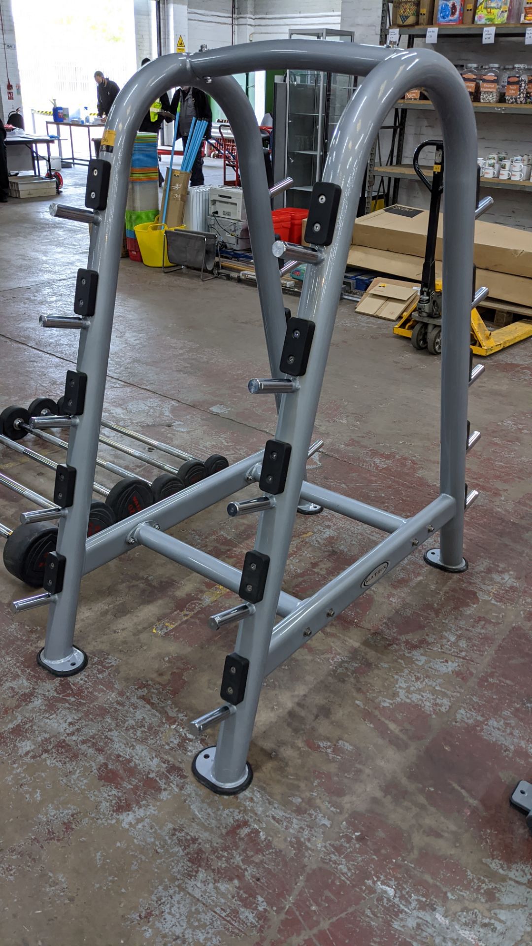 Matrix Aura model FW96 barbell rack - Image 3 of 6