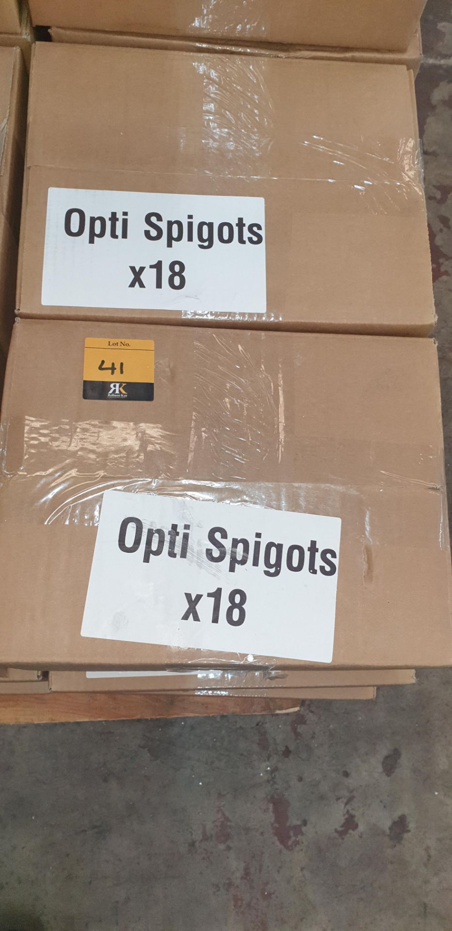 6 boxes of Optikinetics Trilite 200 Series 2" spigots.