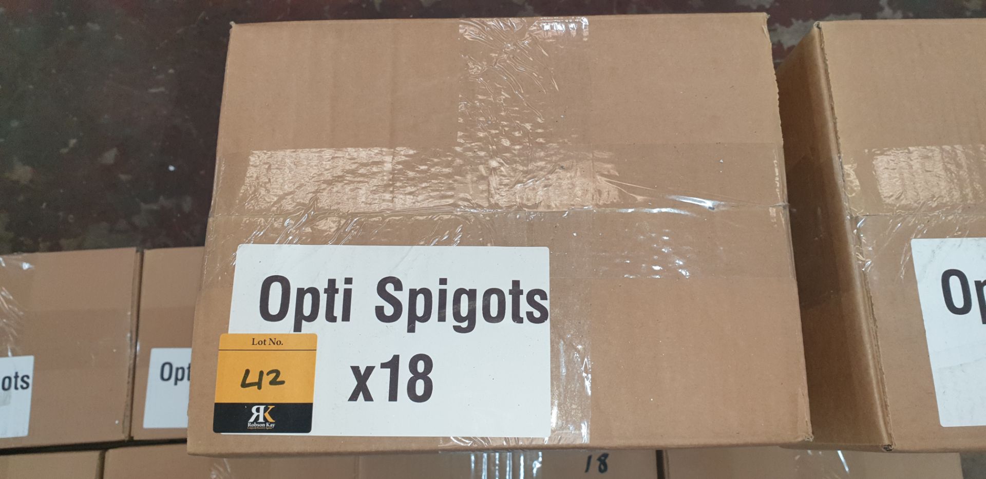 6 boxes of Optikinetics Trilite 200 Series 2" spigots.