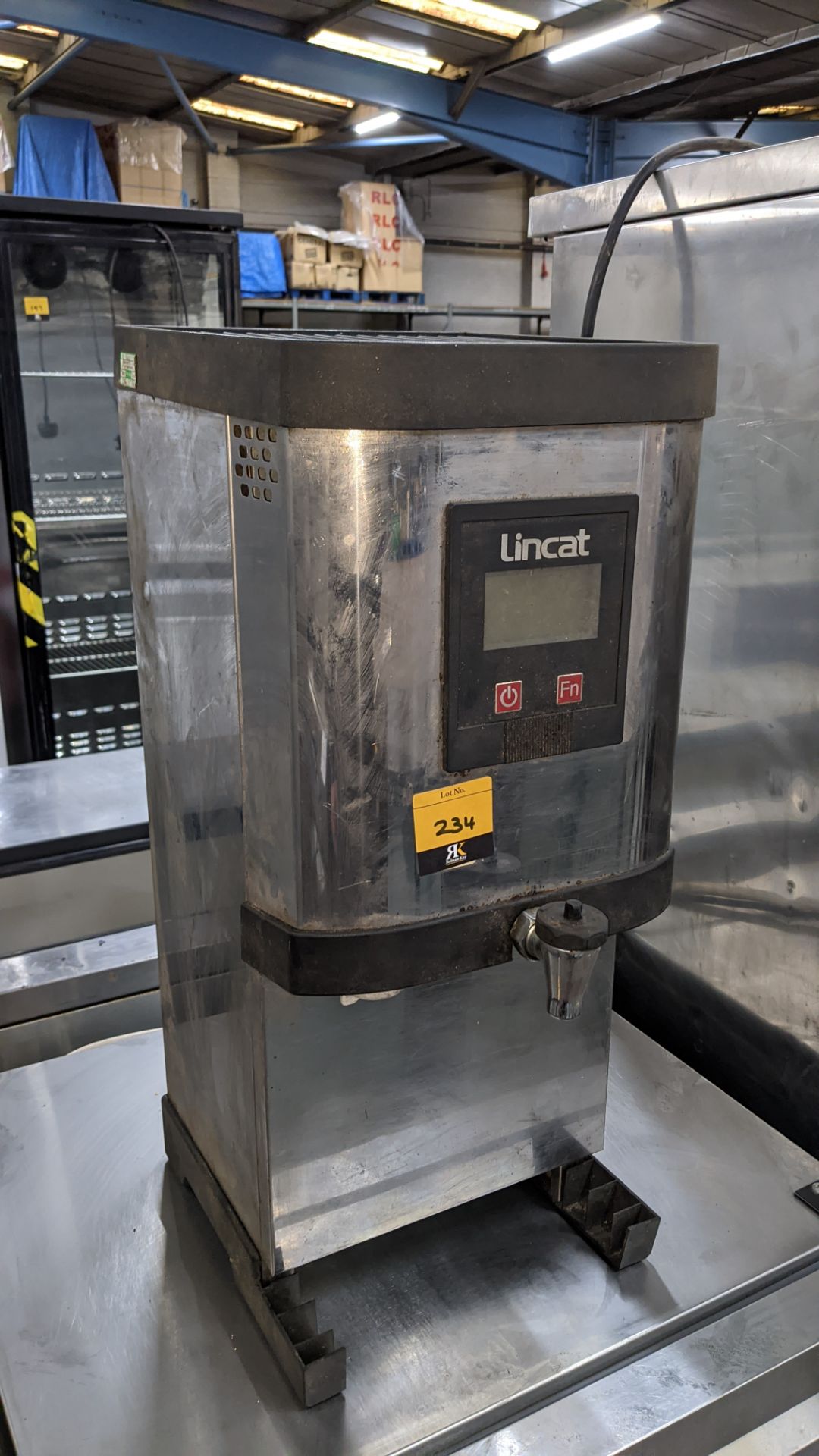 Lincat stainless steel digital urn - no drip tray