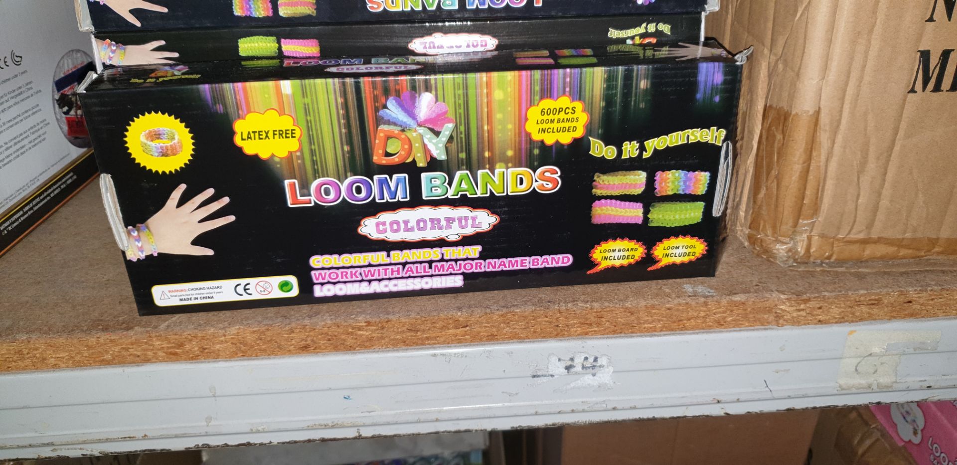 60 boxes of Loom Bands (one carton)