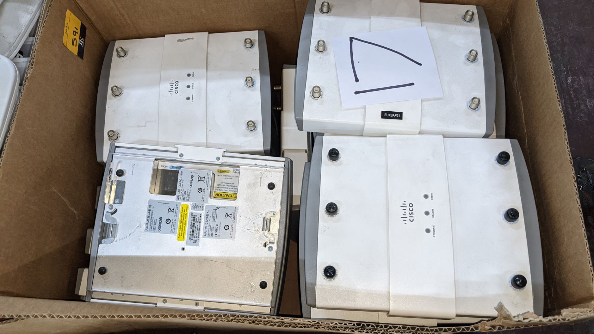 17 off Cisco wireless access points model 1252 - main unit only, no power supply or box - Image 3 of 4