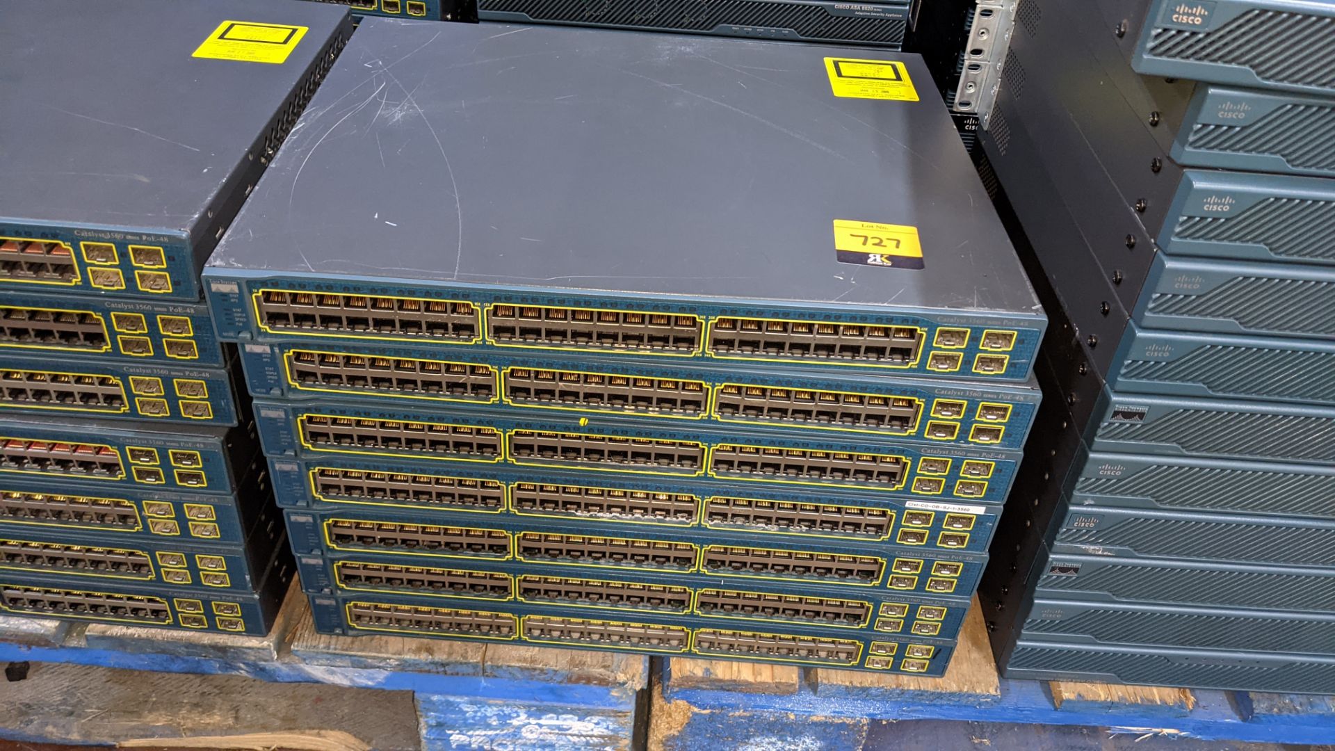 7 off Cisco Catalyst 3560 series - Image 2 of 5