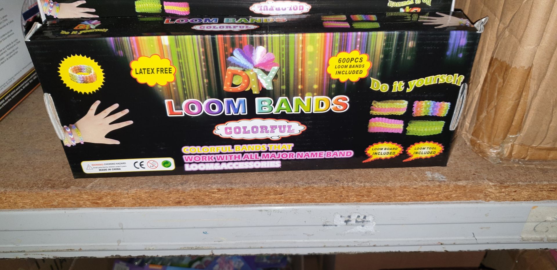 60 boxes of Loom Bands (one carton)