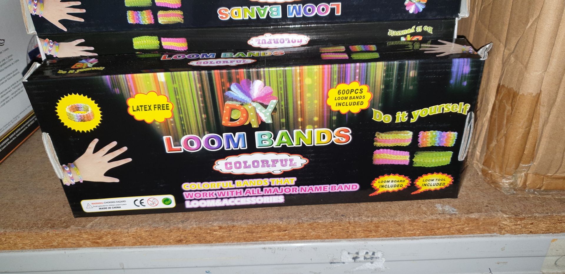 60 boxes of Loom Bands (one carton)