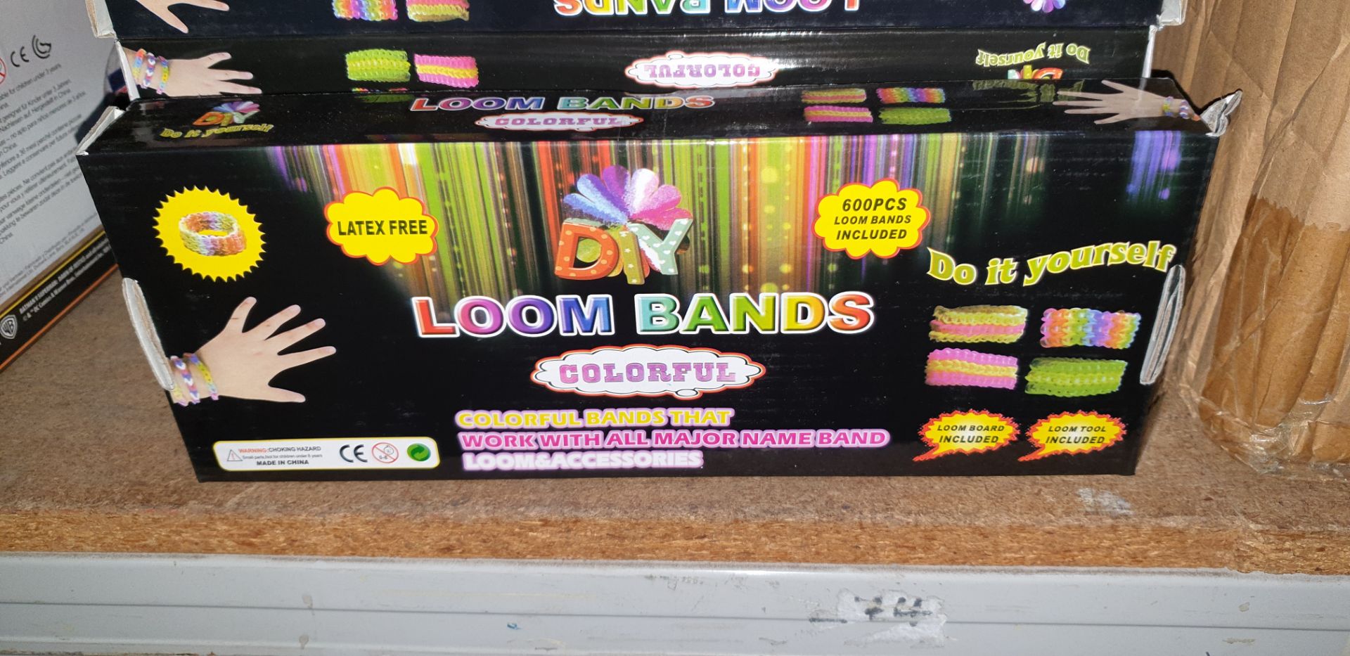 60 boxes of Loom Bands (one carton)