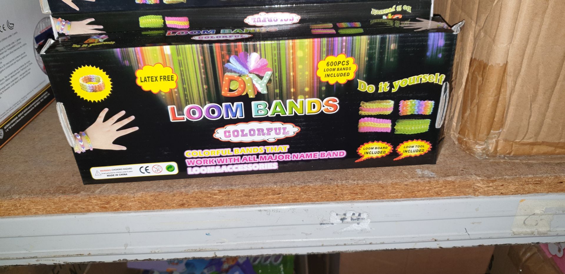 60 boxes of Loom Bands (one carton)