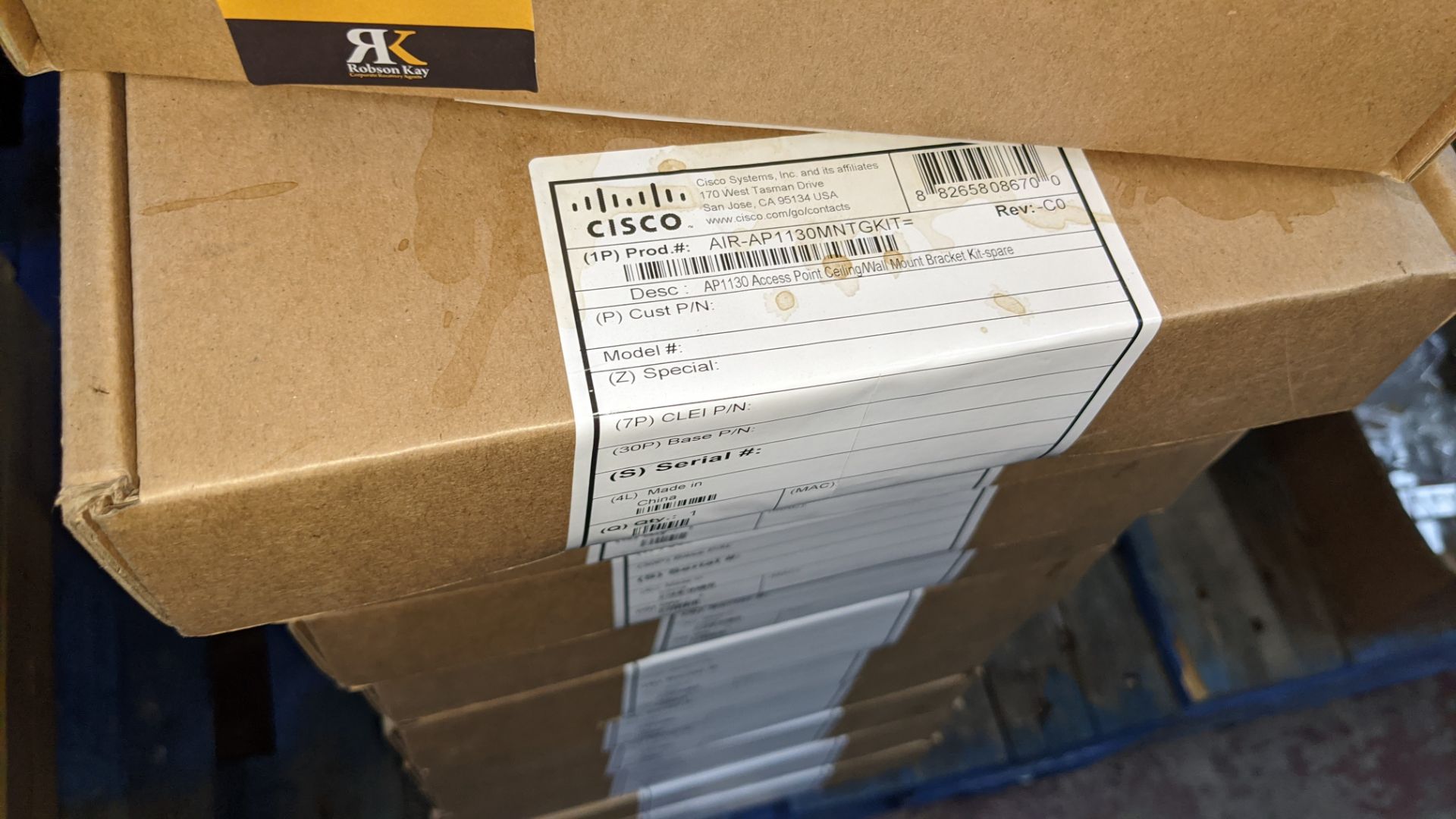 11 off Cisco Air Fixing kits model AIR-AP1130. All appear to be new & unused in Cisco branded boxes - Image 4 of 4