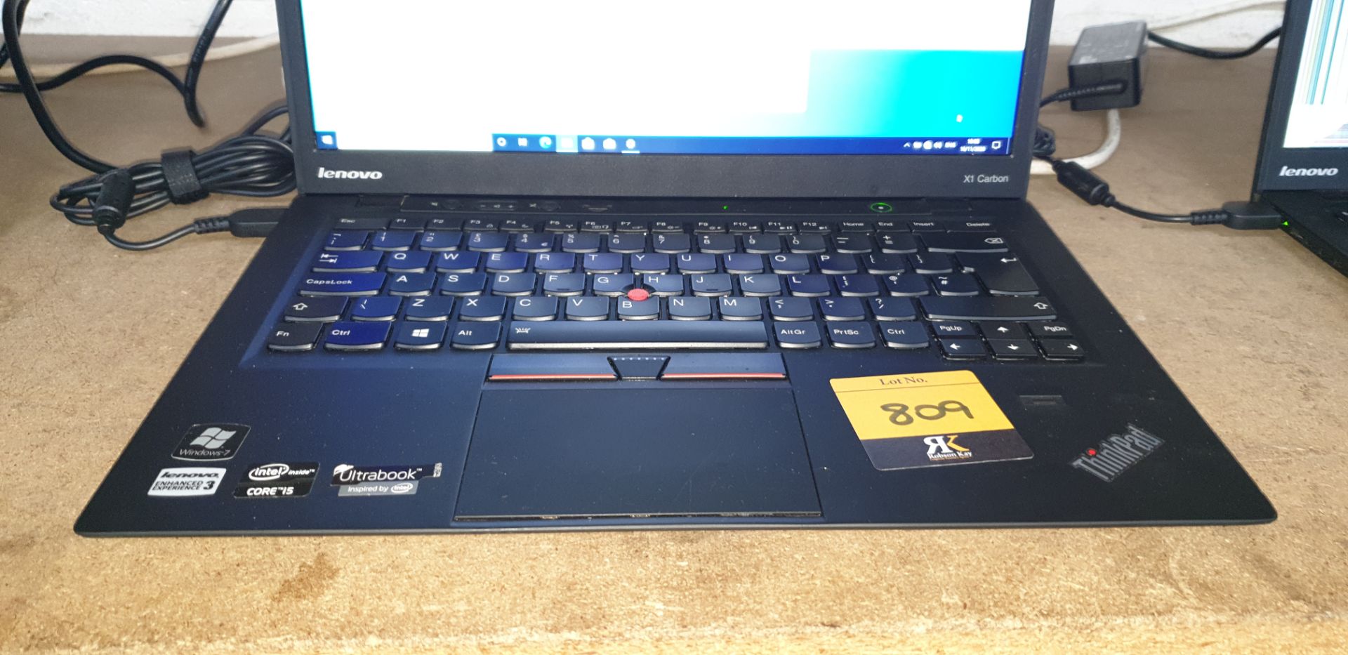 Lenovo notebook Thinkpad X1 Carbon I5-4300, 4Gb, 128Gb SSD, 13.3" Includes charger - Image 2 of 9
