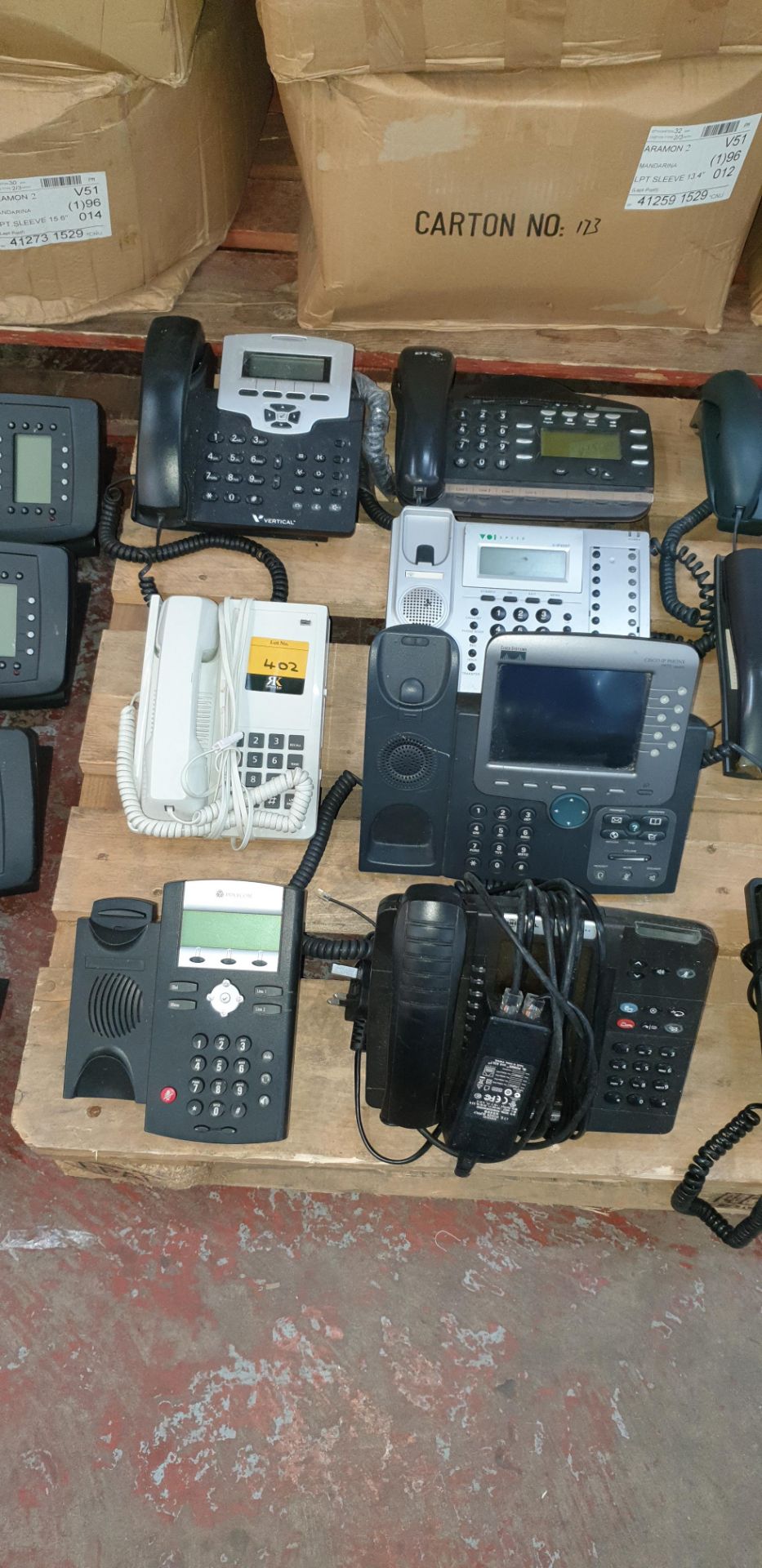 16 off assorted telephone handsets by Polycom, Cisco, Splicecom, Nortel & others - Image 2 of 8