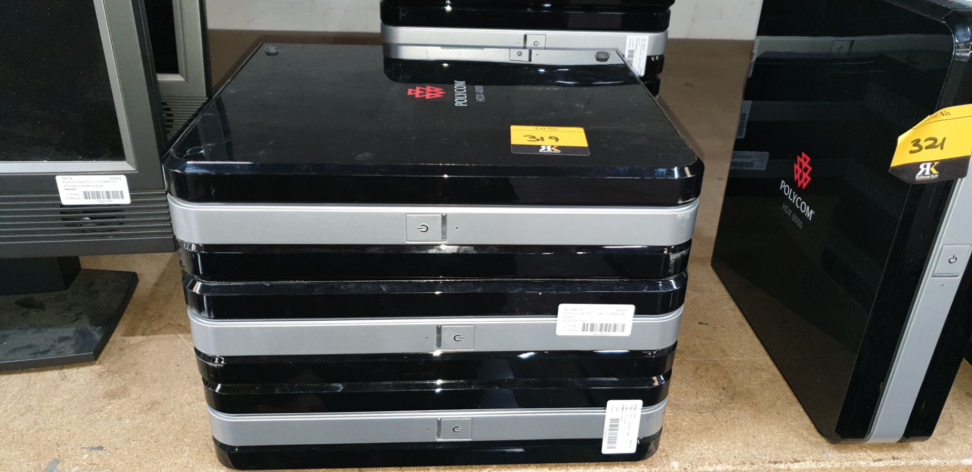 3 off Polycom HDX4000 video conferencing units