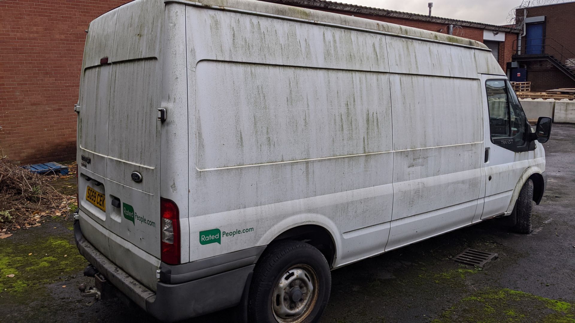 SG59 CEK Ford Transit 100 T350L RWD panel van, 2402cc diesel engine. Colour: White. First registered - Image 11 of 21