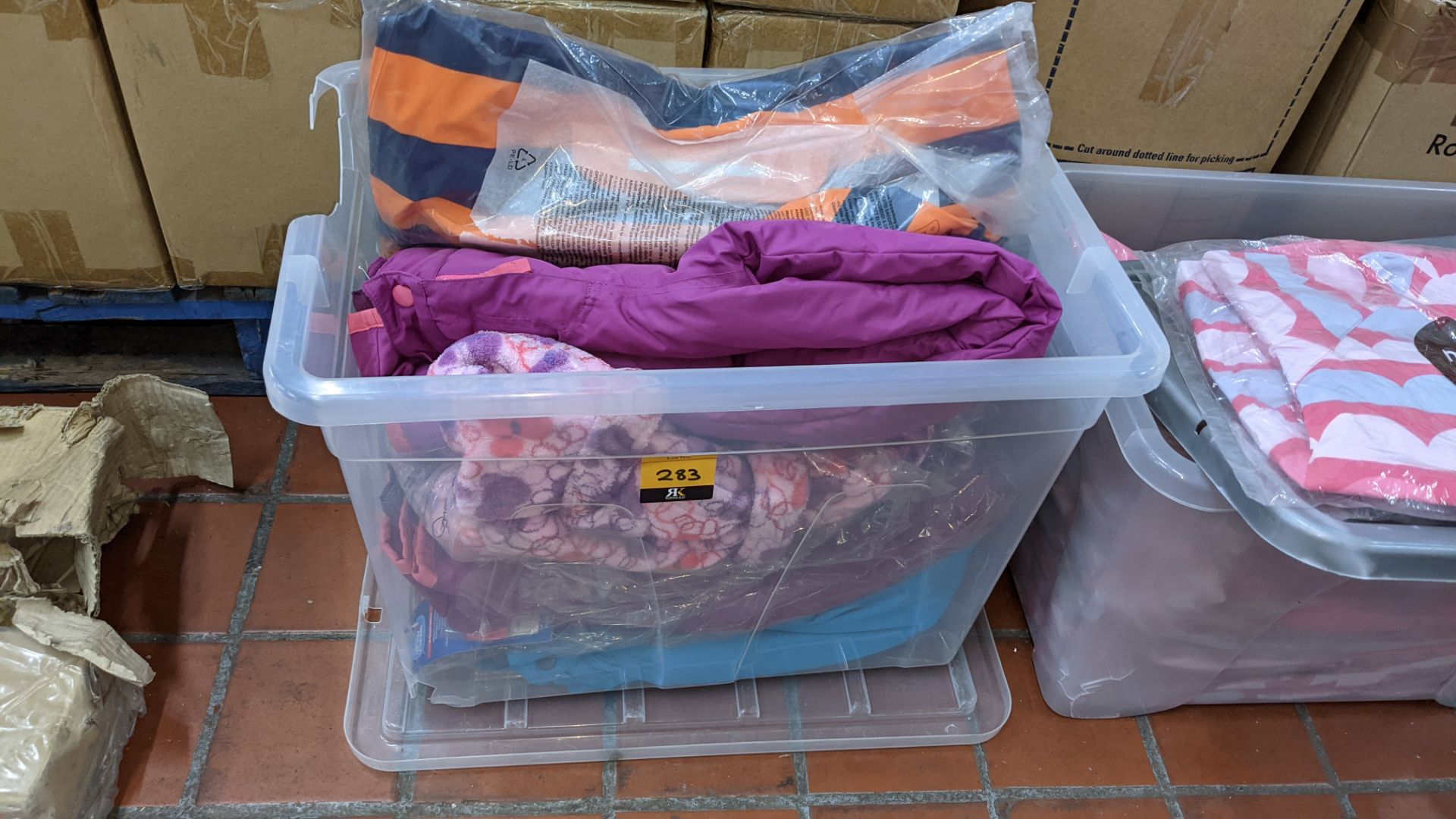 The contents of a crate of assorted children's & adults clothing - Image 2 of 7