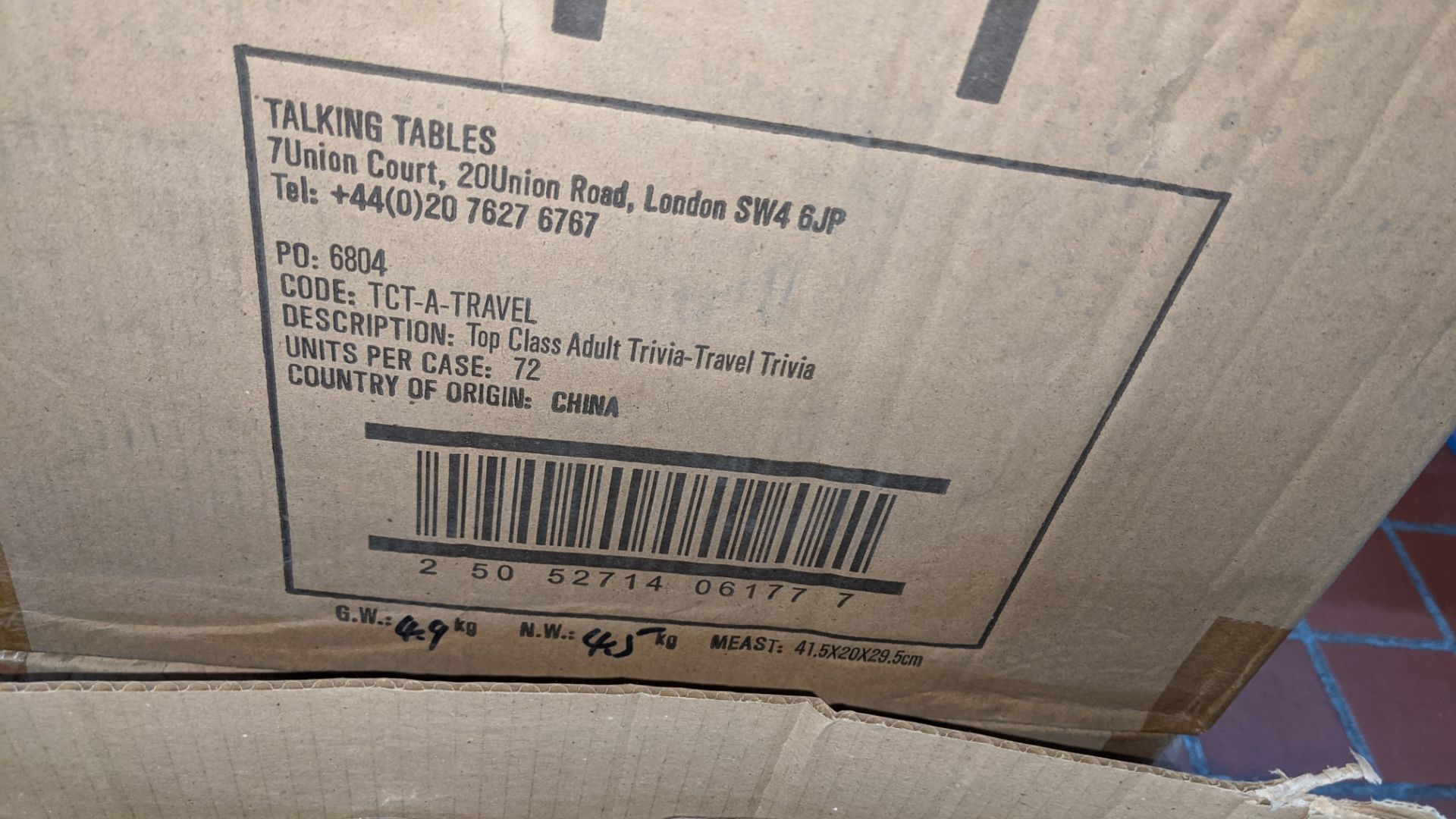 288 off Travel Trivia games - 4 cartons - Image 3 of 5