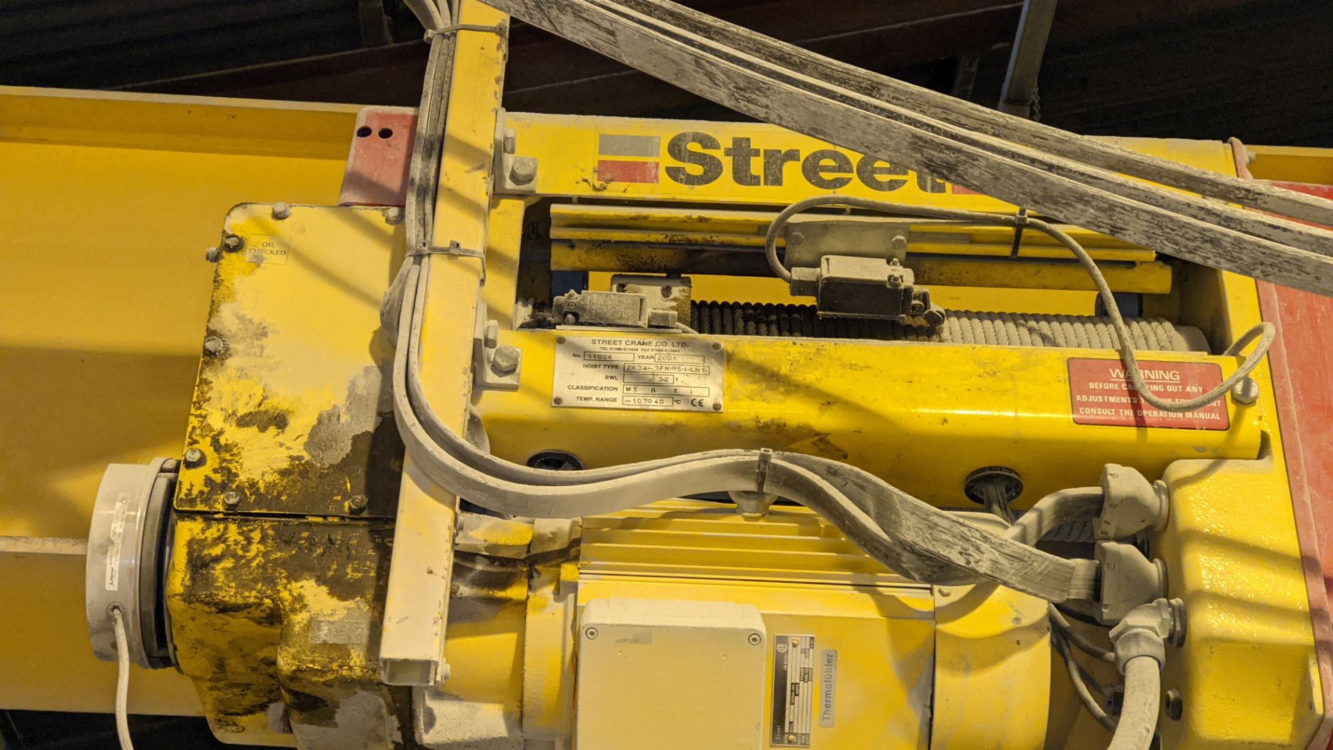 2001 Street overhead travelling crane with 3.2tonne capacity. Serial no. 11006. This lot comprises t - Image 28 of 28