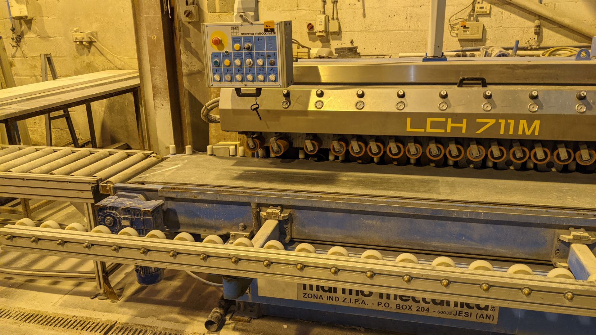 2005 Marmo Meccanica model LCH711M/SE 7-head edge polisher, serial no. 6880. This lot includes the 2 - Image 11 of 25