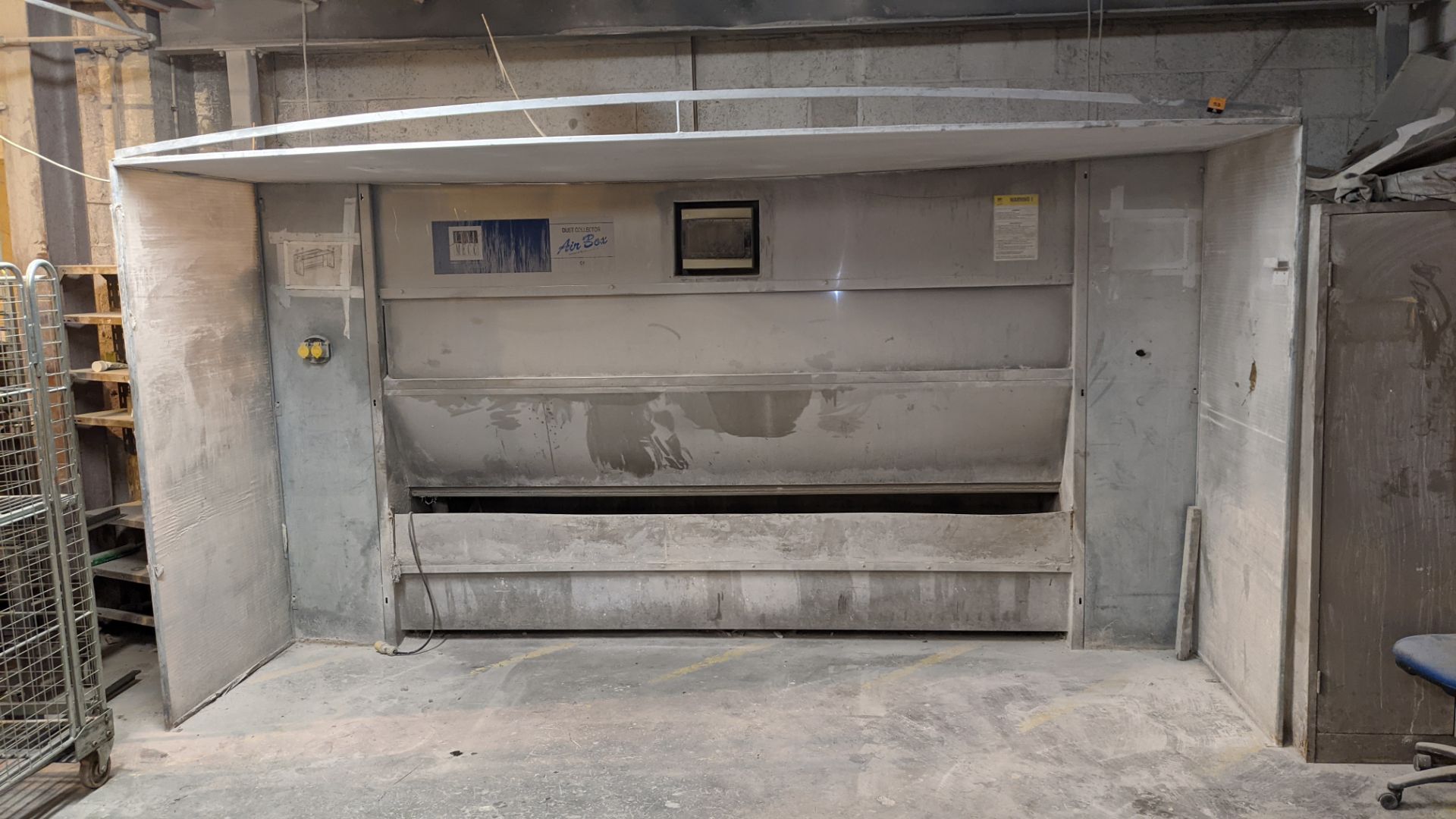 2006 Italmecc air box dust collector wet back spray booth, serial no. 0523