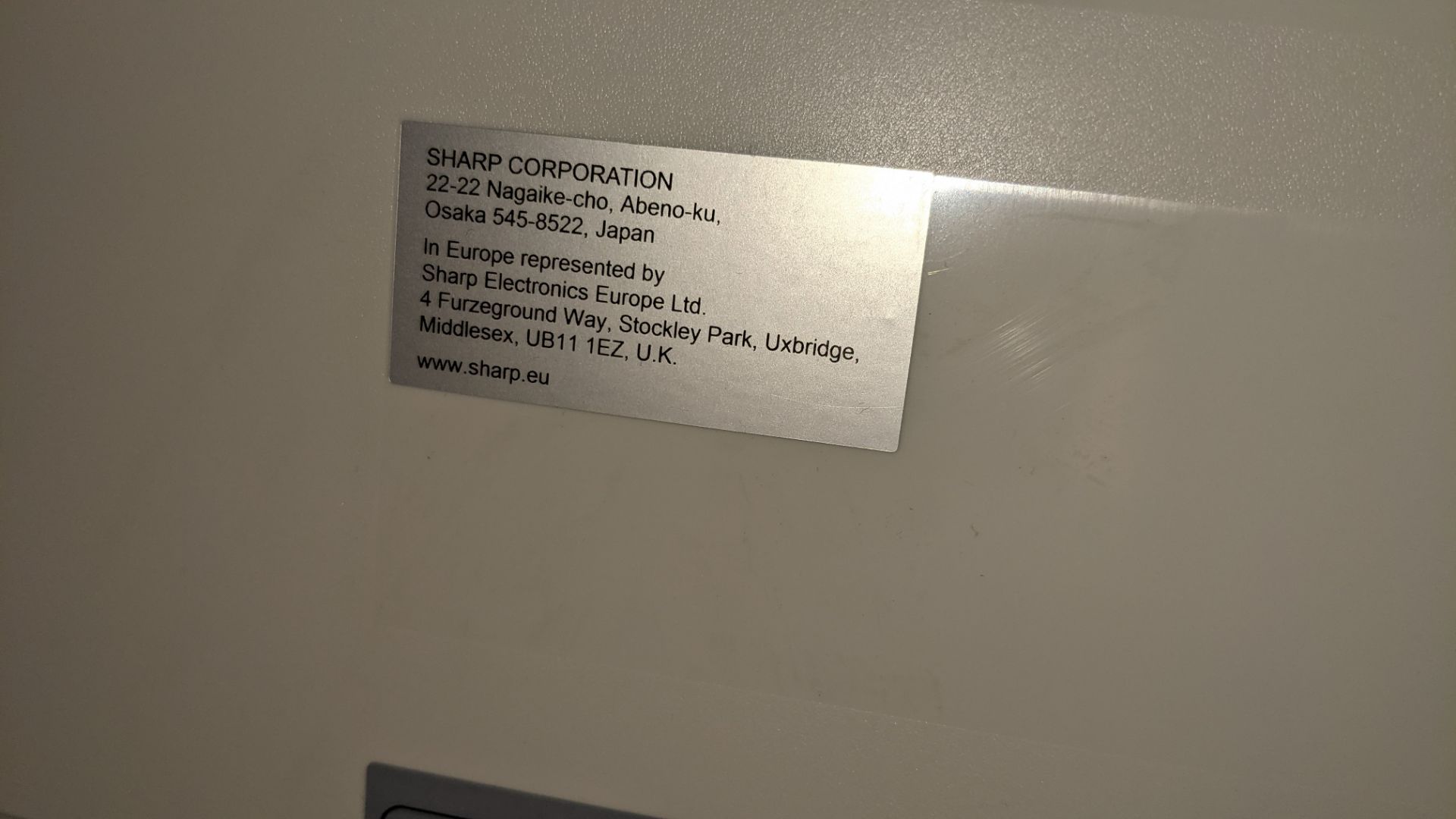 Sharp MX3070 floor standing copier with multi paper bins, touchscreen control, ADF, etc. - Image 12 of 13